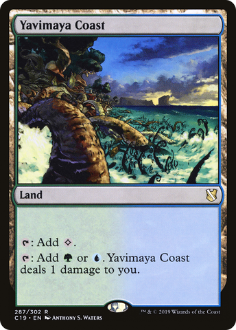 {R} Yavimaya Coast [Commander 2019][C19 287]