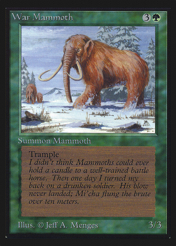 {C} War Mammoth [Collectorsâ Edition][GB CED 228]