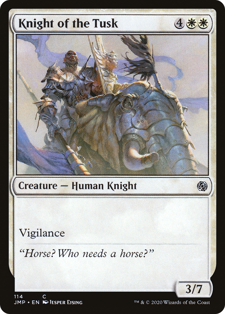 {C} Knight of the Tusk [Jumpstart][JMP 114]