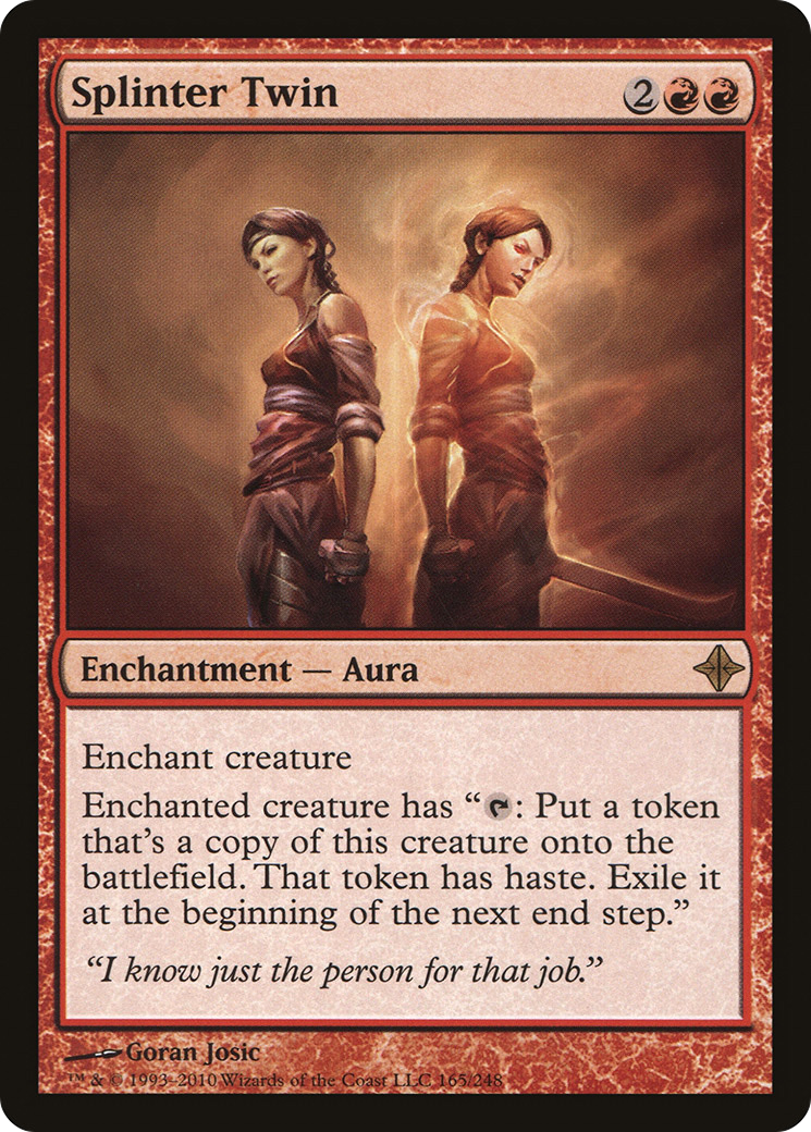 {R} Splinter Twin [Rise of the Eldrazi][ROE 165] - Misty Mountain Games