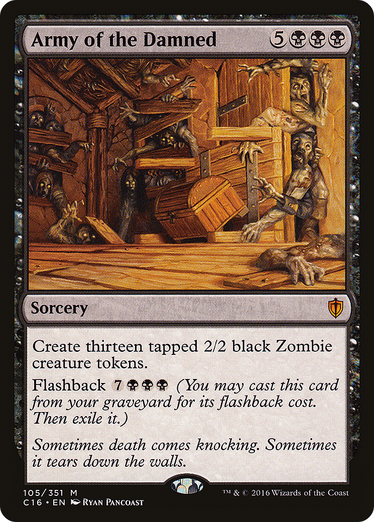 {R} Army of the Damned [Commander 2016][C16 105]