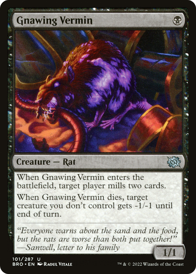 {C} Gnawing Vermin [The Brothers' War][BRO 101]