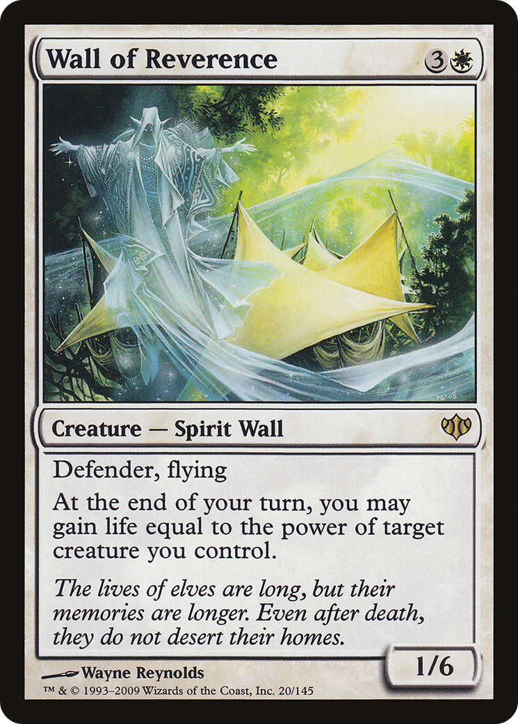 {R} Wall of Reverence [Conflux][CON 020] - Misty Mountain Games