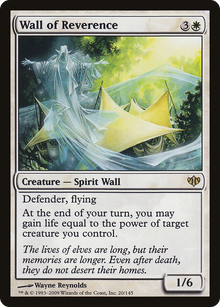 {R} Wall of Reverence [Conflux][CON 020] - Misty Mountain Games