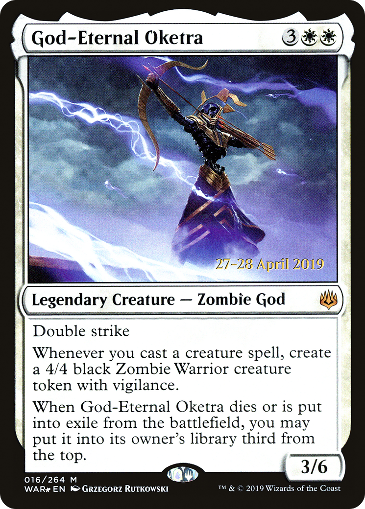 {R} God-Eternal Oketra [War of the Spark Prerelease Promos][PR WAR 016]