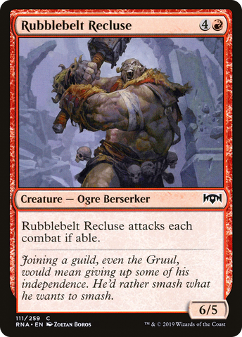 {C} Rubblebelt Recluse [Ravnica Allegiance][RNA 111]