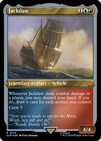 {R} Jackdaw (Foil Etched) [Assassin's Creed][ACR 239]