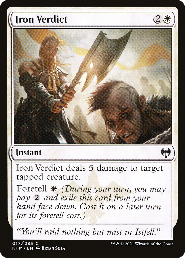 {C} Iron Verdict [Kaldheim][KHM 017]