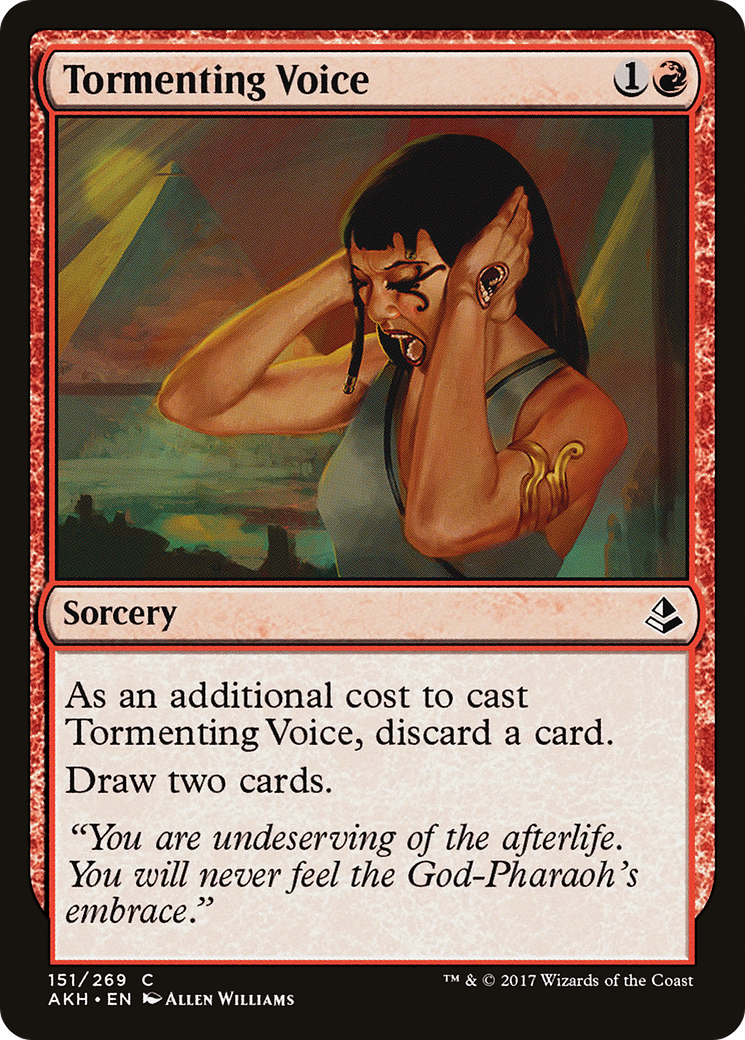 {C} Tormenting Voice [Amonkhet][AKH 151] - Misty Mountain Games
