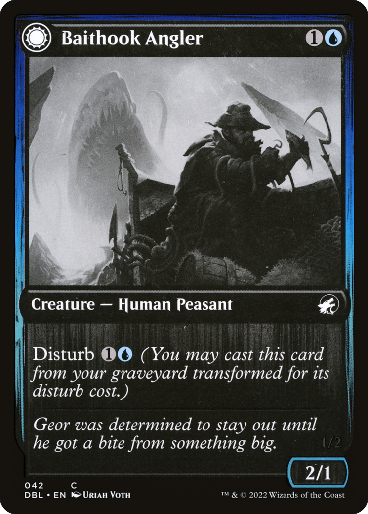 {C} Baithook Angler // Hook-Haunt Drifter [Innistrad: Double Feature][DBL 042]