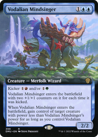 {R} Vodalian Mindsinger (Extended Art) [Dominaria United][DMU 399]