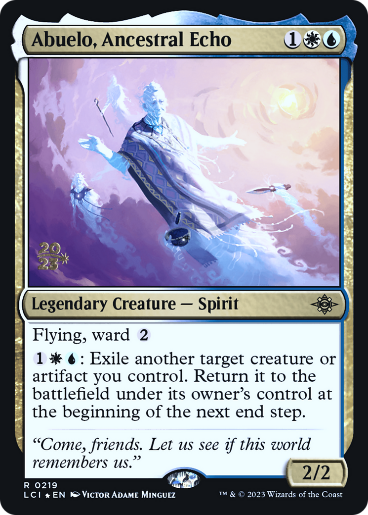 {@R} Abuelo, Ancestral Echo [The Lost Caverns of Ixalan Prerelease Cards][PR LCI 219]