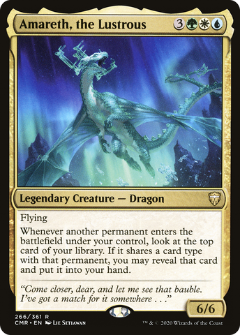{R} Amareth, the Lustrous [Commander Legends][CMR 266]