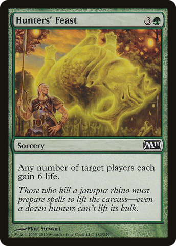 {C} Hunters' Feast [Magic 2011][M11 182]