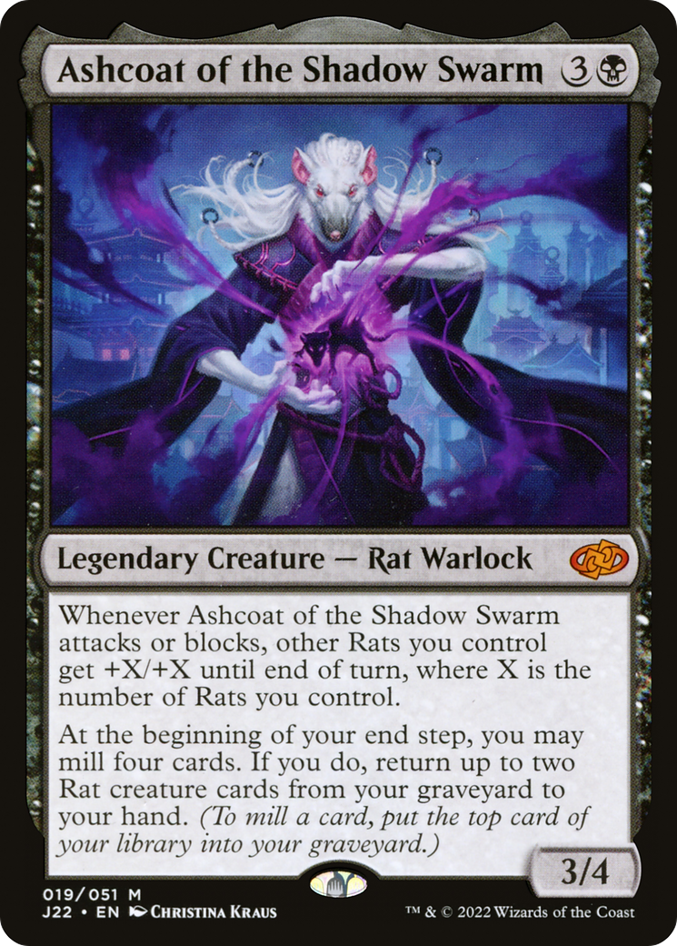 {R} Ashcoat of the Shadow Swarm [Jumpstart 2022][J22 019] - Misty Mountain Games