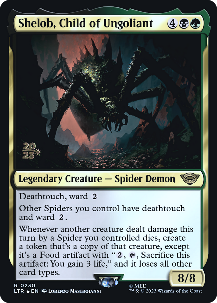 {R} Shelob, Child of Ungoliant [The Lord of the Rings: Tales of Middle-Earth Prerelease Promos][PR LTR 230]