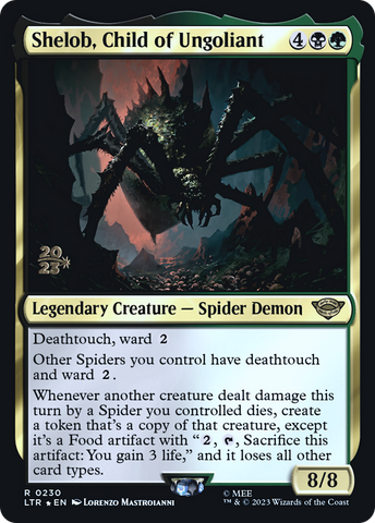 {R} Shelob, Child of Ungoliant [The Lord of the Rings: Tales of Middle-Earth Prerelease Promos][PR LTR 230]