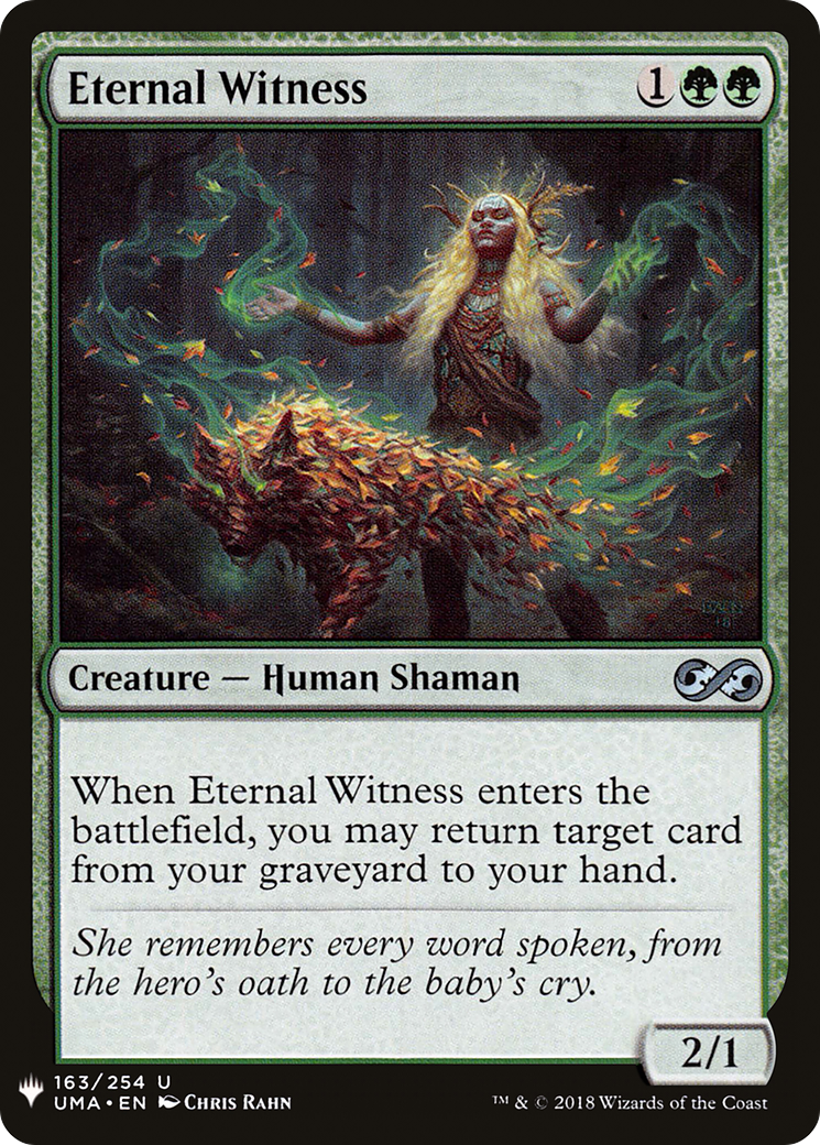 {C} Eternal Witness [Mystery Booster][LS UMA 163]