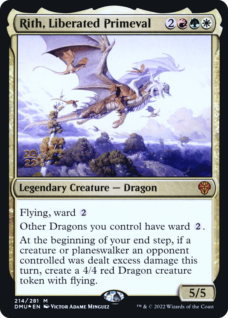 {R} Rith, Liberated Primeval [Dominaria United Prerelease Promos][PR DMU 214]