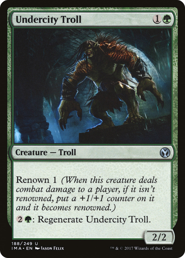{C} Undercity Troll [Iconic Masters][IMA 188]