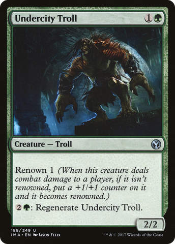 {C} Undercity Troll [Iconic Masters][IMA 188]