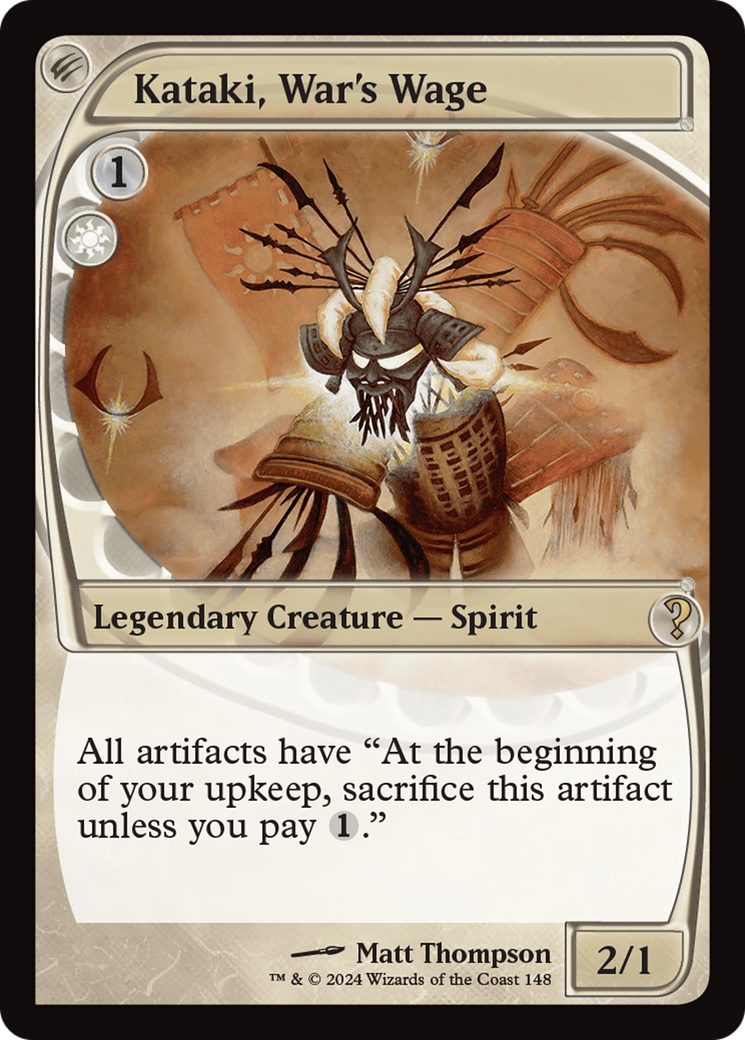 {R} Kataki, War's Wage (Future Sight) [Mystery Booster 2][MB2 148]