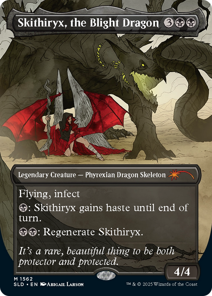 Skithiryx, the Blight Dragon [SLD 1562]  (Borderless)