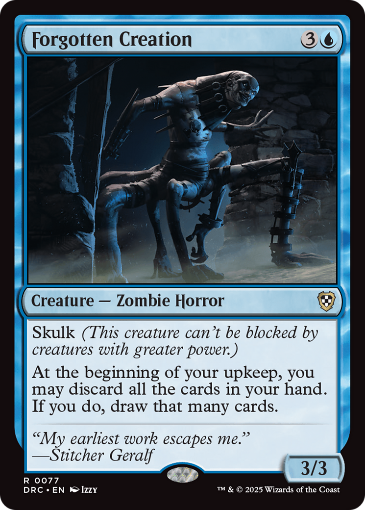 {R} Forgotten Creation [Aetherdrift Commander][DRC 077]