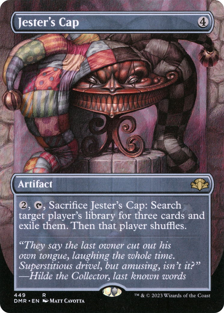 {R} Jester's Cap (Borderless Alternate Art) [Dominaria Remastered][DMR 449]