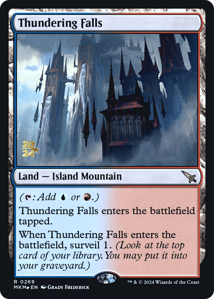 {R} Thundering Falls [Murders at Karlov Manor Prerelease Promos][PR MKM 269]