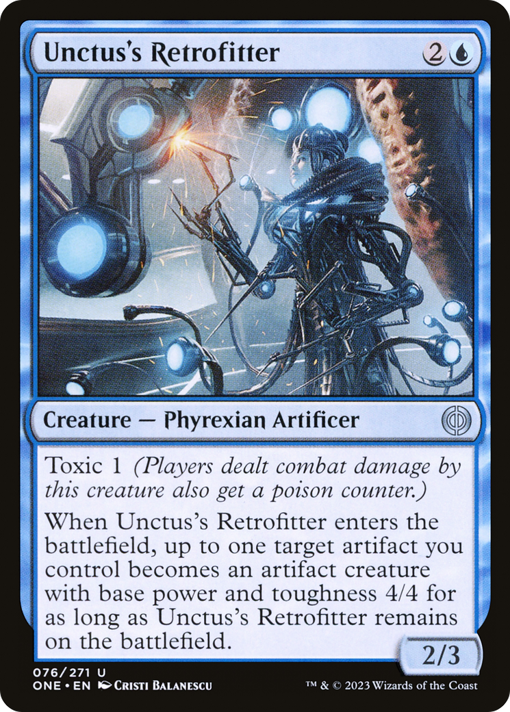 {C} Unctus's Retrofitter [Phyrexia: All Will Be One][ONE 076]