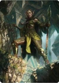 {A} Nissa of Shadowed Boughs 1 Art Card [Zendikar Rising Art Series][AZNR 005]