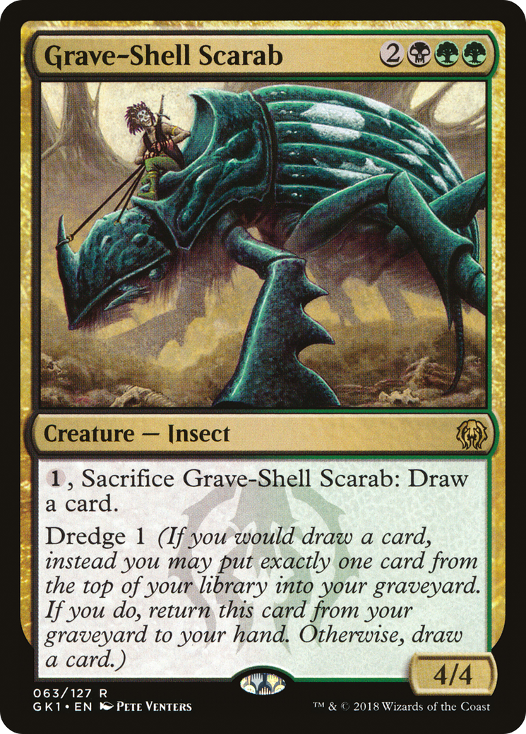 {R} Grave-Shell Scarab [Guilds of Ravnica Guild Kit][GK1 063]