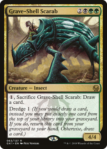 {R} Grave-Shell Scarab [Guilds of Ravnica Guild Kit][GK1 063]