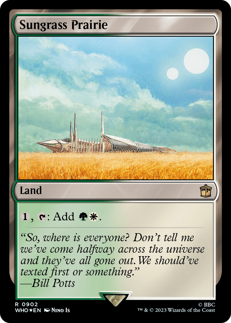 {R} Sungrass Prairie (Surge Foil) [Doctor Who][WHO 902]