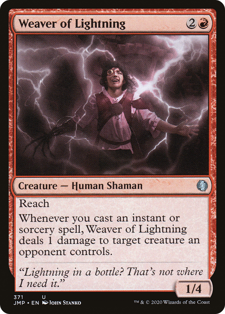 {C} Weaver of Lightning [Jumpstart][JMP 371]