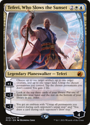 {R} Teferi, Who Slows the Sunset (Promo Pack) [Innistrad: Midnight Hunt Promo Pack][PP MID 245]