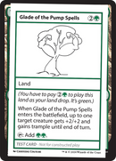 {C} Glade of the Pump Spells [Mystery Booster 2 Playtest Cards][MB2 PLAYTEST]