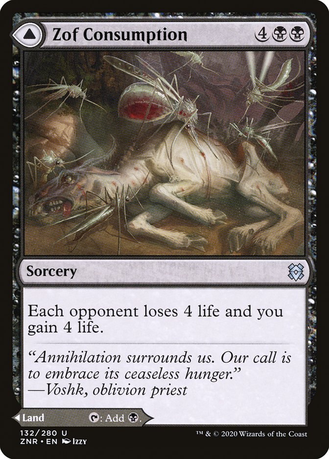 {C} Zof Consumption // Zof Bloodbog [Zendikar Rising][ZNR 132]