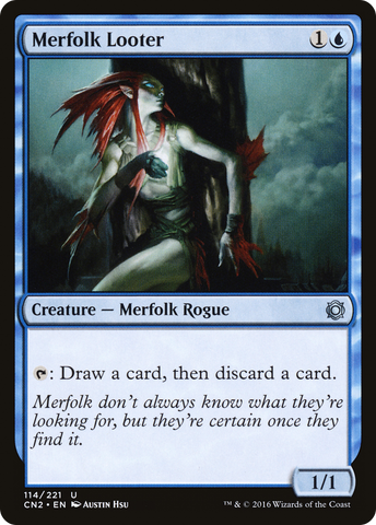 {C} Merfolk Looter [Conspiracy: Take the Crown][CN2 114]