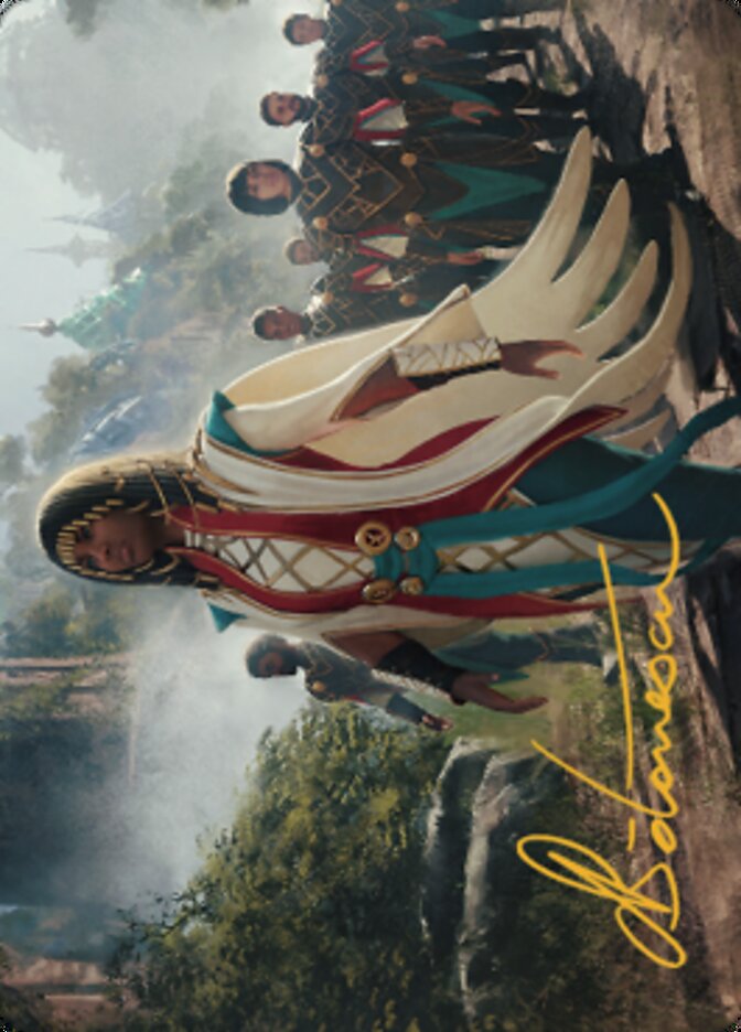 {A} Queen Kayla bin-Kroog Art Card (Gold-Stamped Signature) [The Brothers' War Art Series][GS ABRO 039]