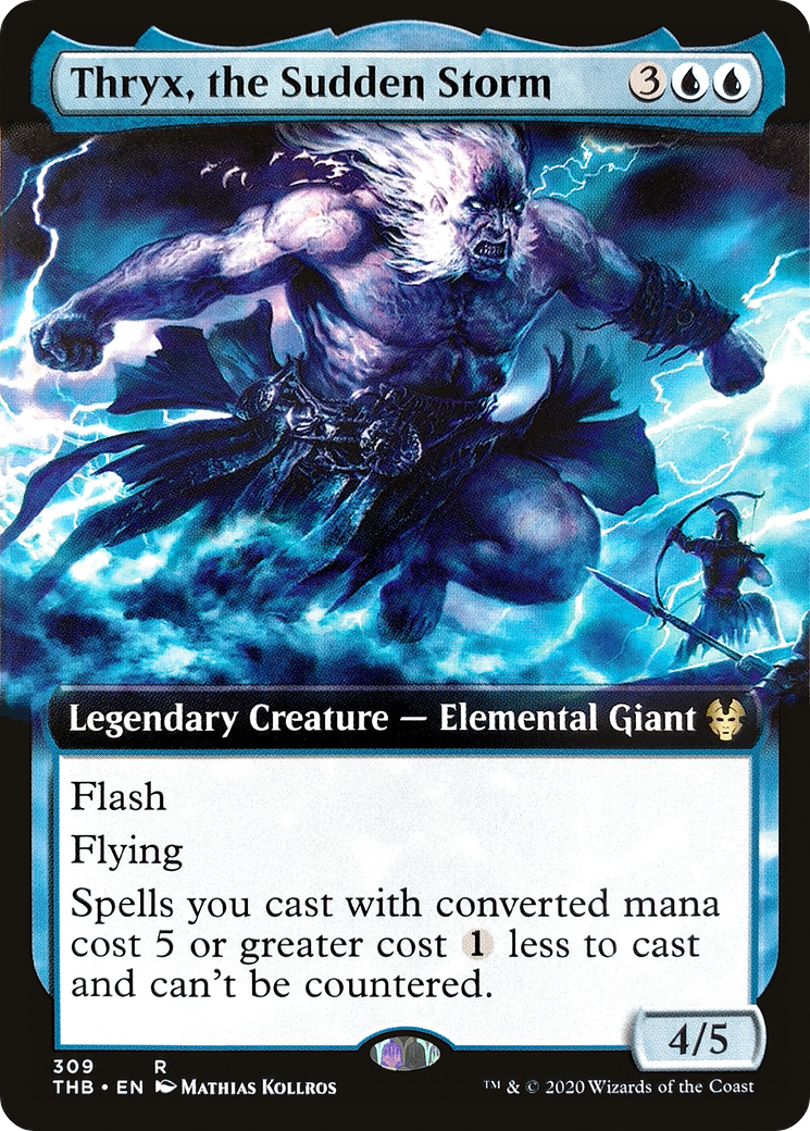 {R} Thryx, the Sudden Storm (Extended Art) [Theros Beyond Death][THB 309] - Misty Mountain Games