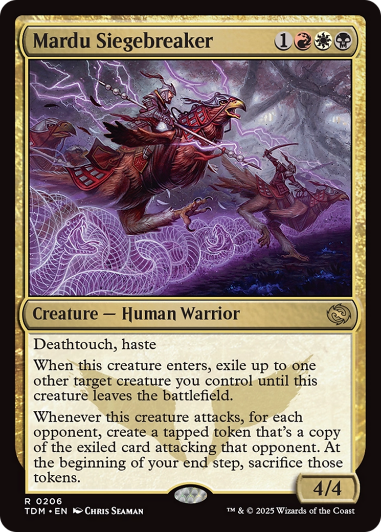 {@R} Mardu Siegebreaker [Tarkir: Dragonstorm][TDM 206]
