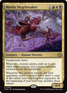 {@R} Mardu Siegebreaker [Tarkir: Dragonstorm][TDM 206]