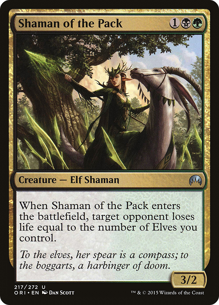 {C} Shaman of the Pack [Magic Origins][ORI 217] - Misty Mountain Games