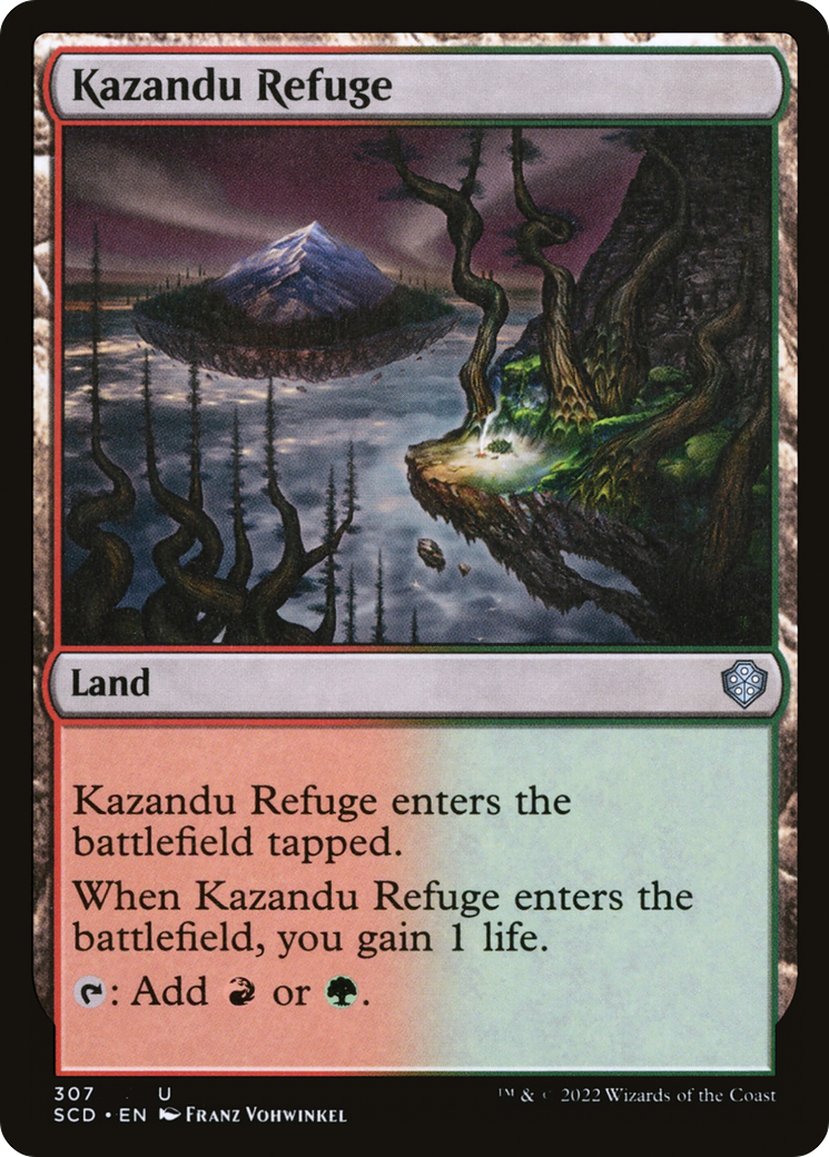 {C} Kazandu Refuge [Starter Commander Decks][SCD 307]