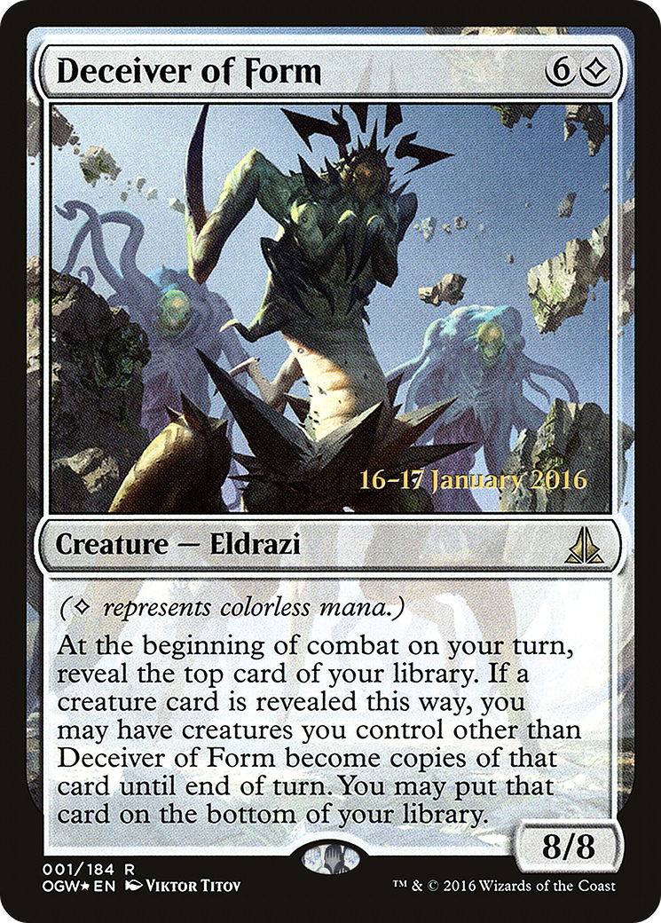 {R} Deceiver of Form [Oath of the Gatewatch Prerelease Promos][PR OGW 001] - Misty Mountain Games