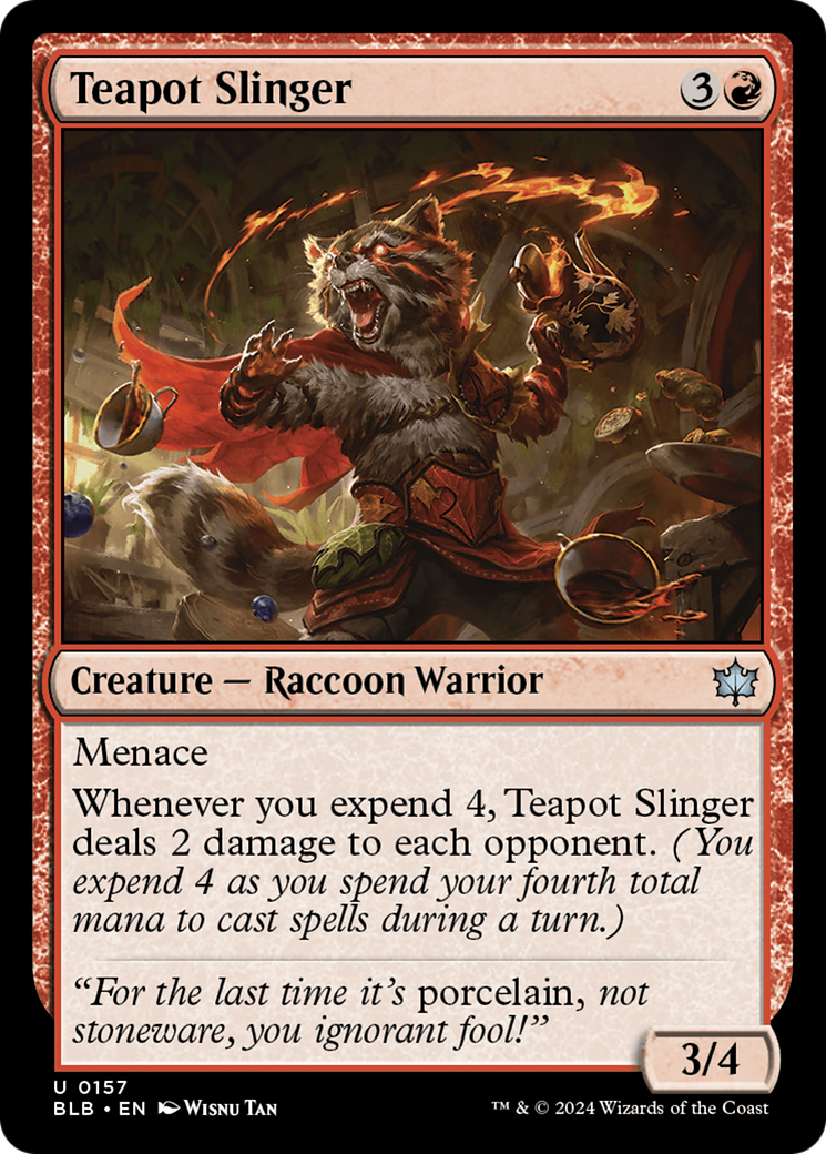 {@C} Teapot Slinger [Bloomburrow][BLB 157]