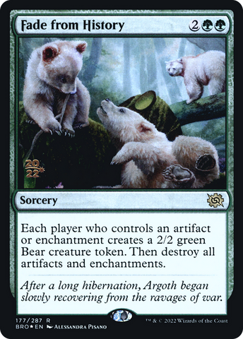 {R} Fade from History [The Brothers' War: Prerelease Promos][PR BRO 177]