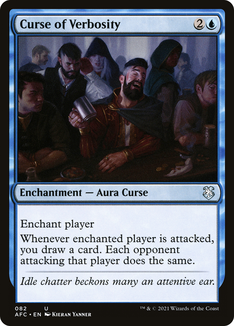 {C} Curse of Verbosity [Dungeons & Dragons: Adventures in the Forgotten Realms Commander][AFC 082]